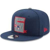Men's New England Patriots New Era Navy 5-Time Super Bowl Champions 9FIFTY Snapback Adjustable Hat 2751074